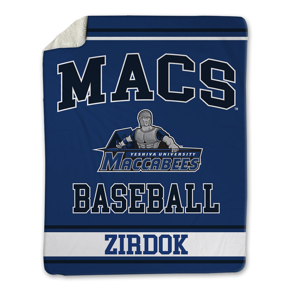 Yeshiva - NCAA Baseball : Eli Zirdok - Blanket-0