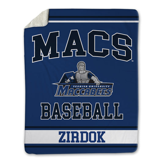 Yeshiva - NCAA Baseball : Eli Zirdok - Blanket-0