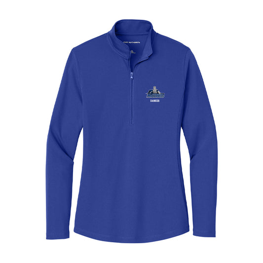 Yeshiva - NCAA Women's Basketball : Jasmin Danker - Women's Lightweight Quarter Zip Jacket-0