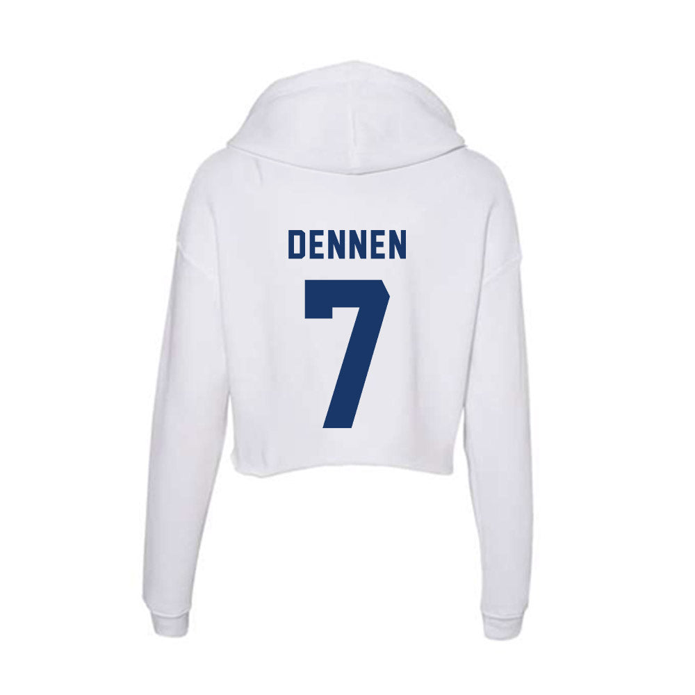 Yeshiva - NCAA Women's Soccer : Maya Dennen - Classic Shersey Women's Crop Fleece Hoodie-1