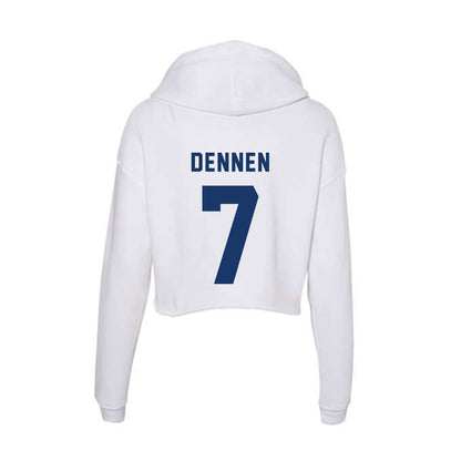 Yeshiva - NCAA Women's Soccer : Maya Dennen - Classic Shersey Women's Crop Fleece Hoodie-1