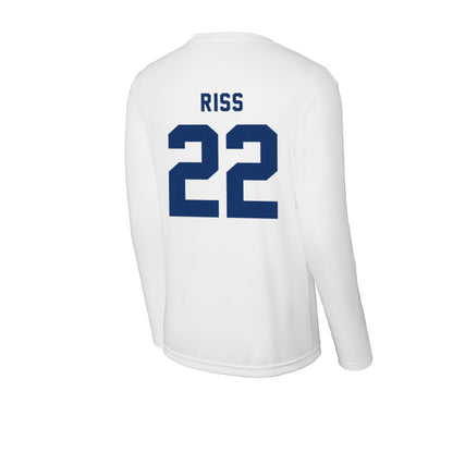 Yeshiva - NCAA Baseball : Ahron Riss - Classic Shersey Activewear Long Sleeve T-Shirt-1