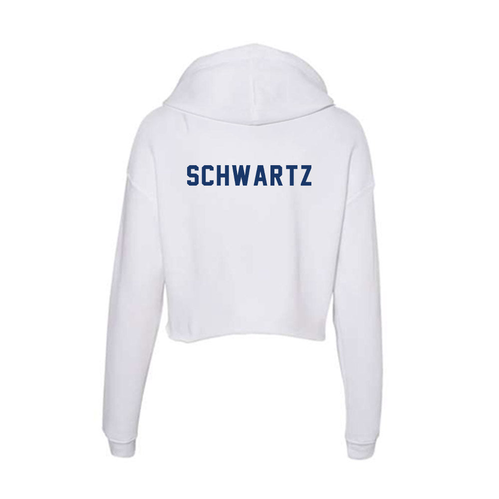 Yeshiva - NCAA Men's Tennis : Jeremiah Schwartz - Classic Shersey Women's Crop Fleece Hoodie-1
