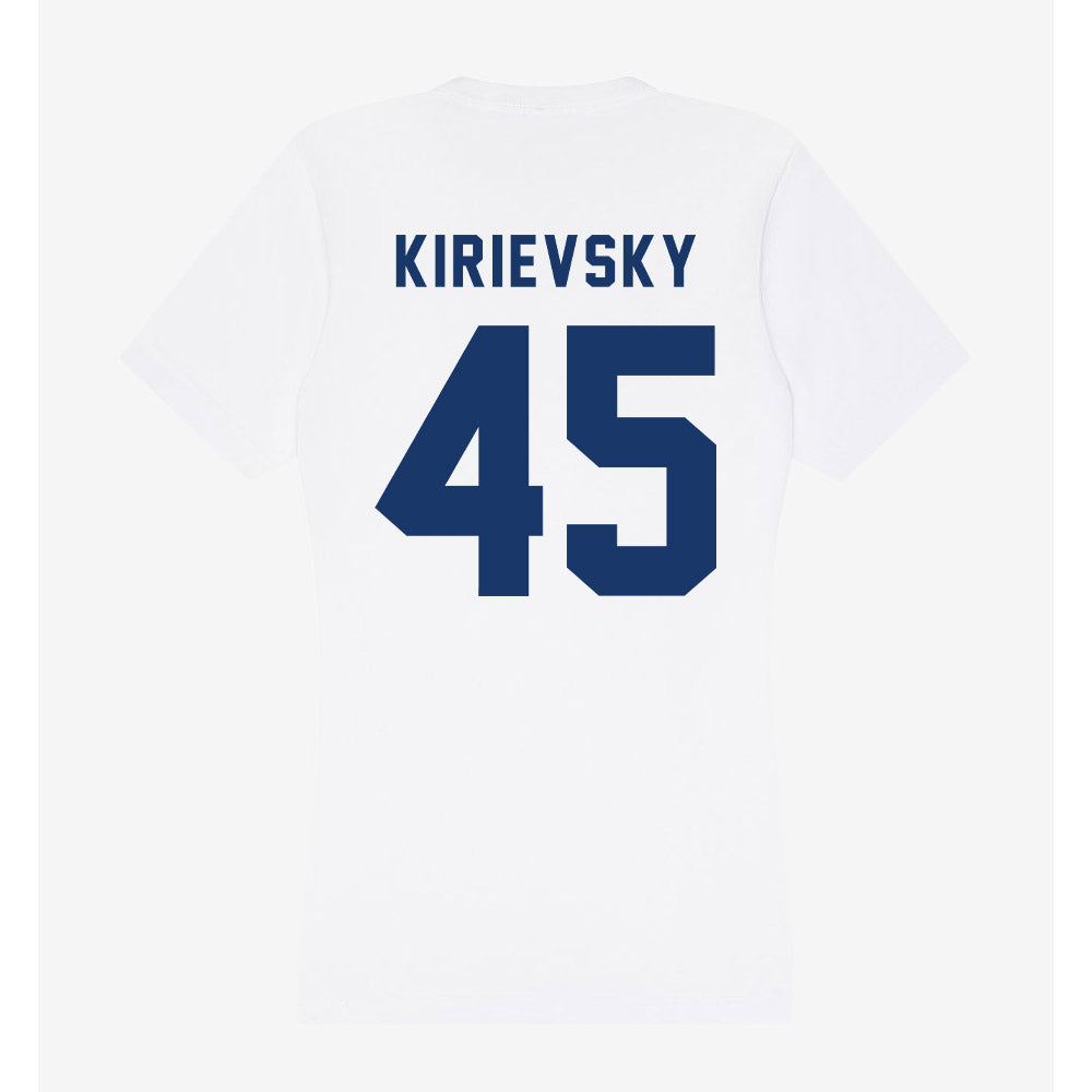 Yeshiva - NCAA Men's Basketball : Alex Kirievsky - Classic Shersey Women's V-Neck T-Shirt-1