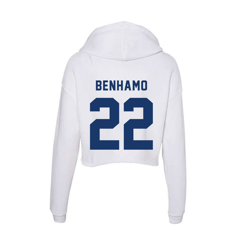 Yeshiva - NCAA Women's Volleyball : Noa Benhamo - Classic Shersey Women's Crop Fleece Hoodie-1