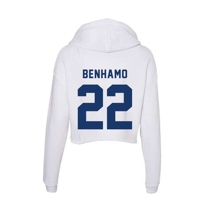 Yeshiva - NCAA Women's Volleyball : Noa Benhamo - Classic Shersey Women's Crop Fleece Hoodie-1