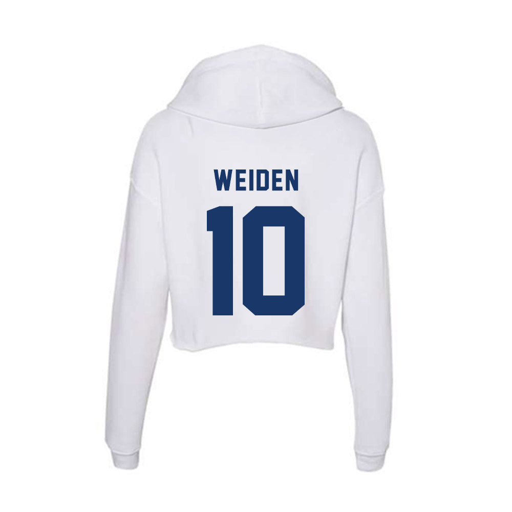 Yeshiva - NCAA Baseball : Aharon Weiden - Classic Shersey Women's Crop Fleece Hoodie-1