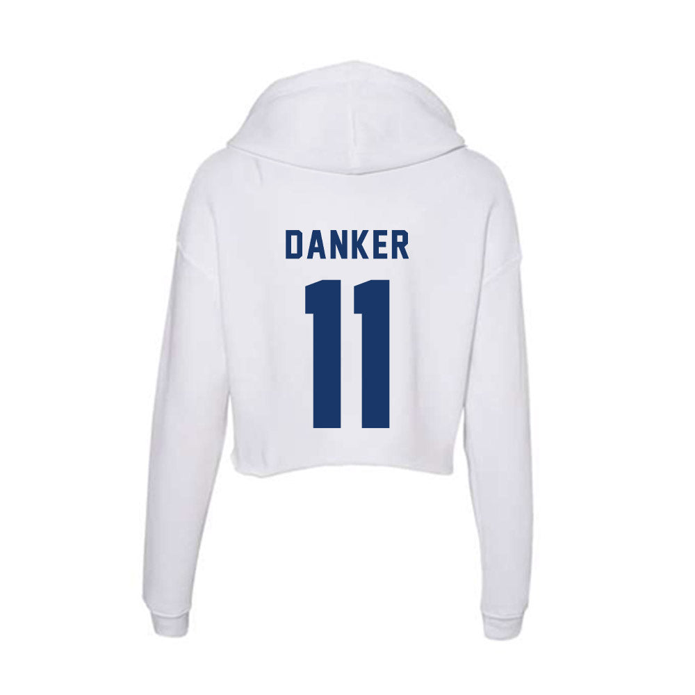 Yeshiva - NCAA Women's Basketball : Jasmin Danker - Classic Shersey Women's Crop Fleece Hoodie-1