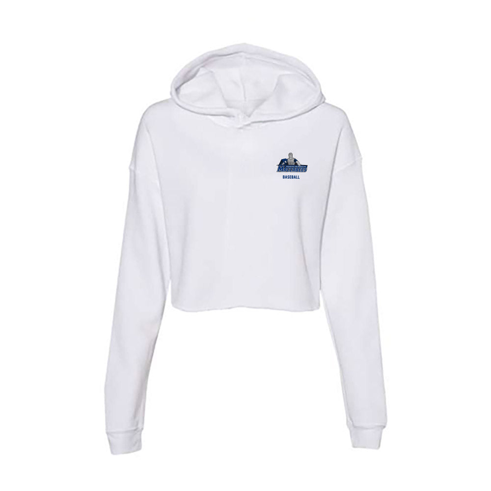 Yeshiva - NCAA Baseball : Aharon Weiden - Classic Shersey Women's Crop Fleece Hoodie-0