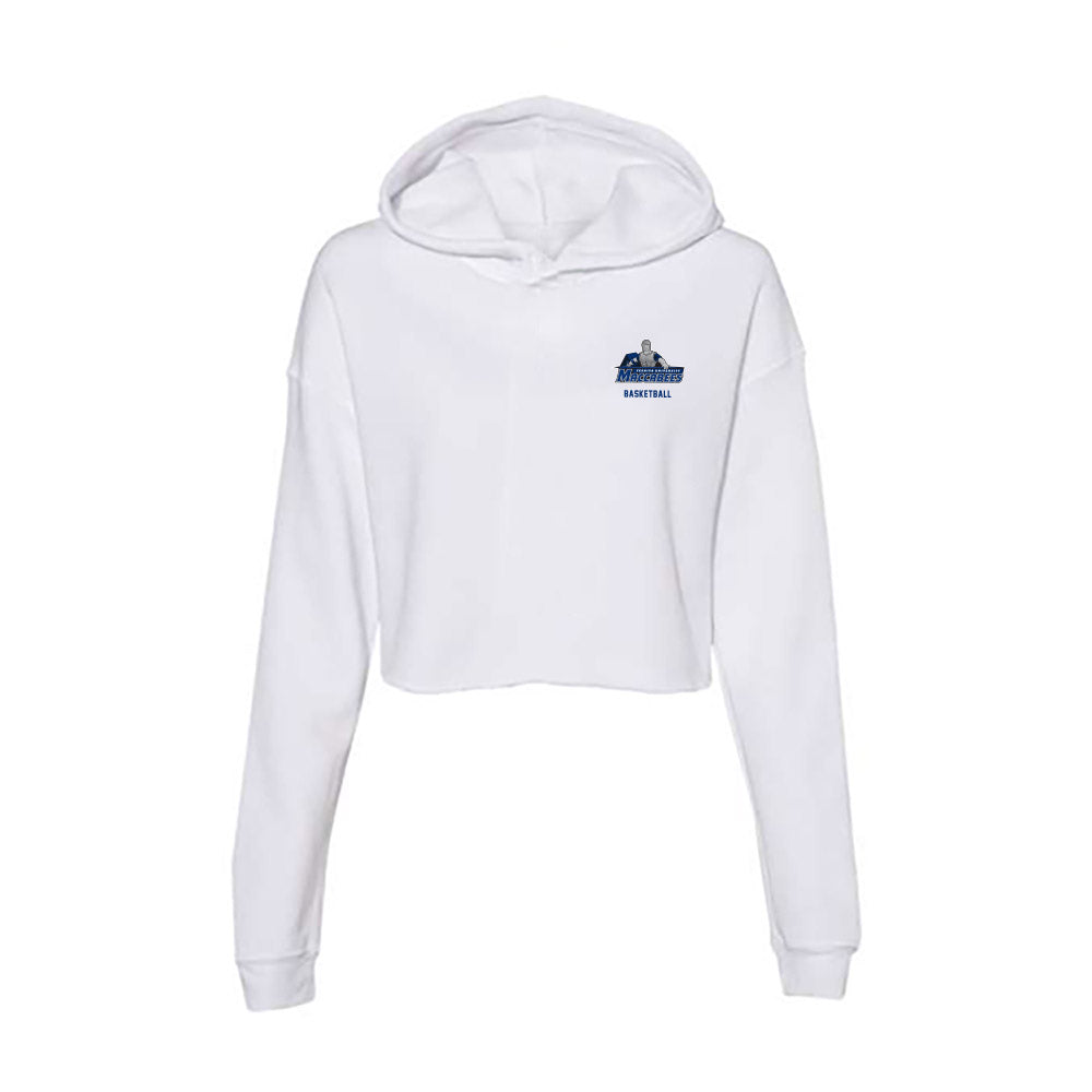 Yeshiva - NCAA Men's Basketball : Nate Jacobs - Classic Shersey Women's Crop Fleece Hoodie-0
