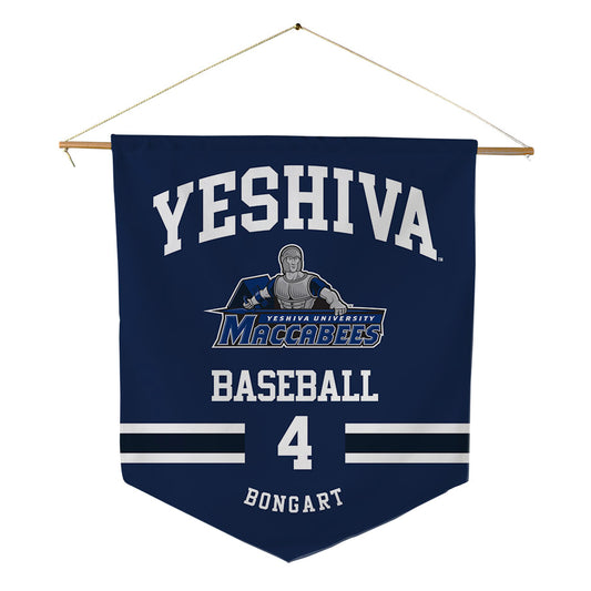 Yeshiva - NCAA Baseball : Lior Bongart - Pennant - 18" x 21"-0