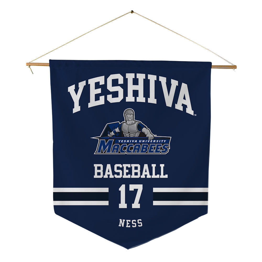 Yeshiva - NCAA Baseball : Gavi Ness - Pennant - 18" x 21"-0