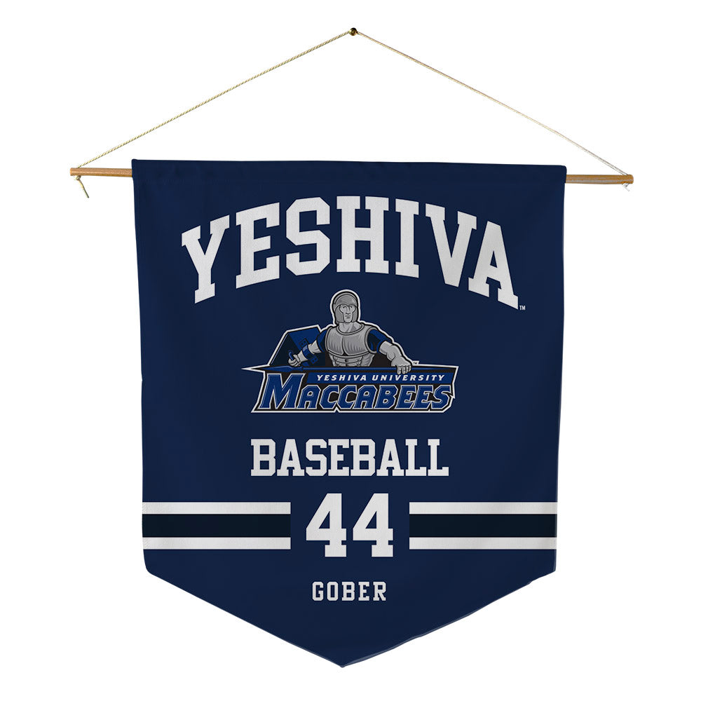 Yeshiva - NCAA Baseball : Izzy Gober - Pennant - 18" x 21"-0