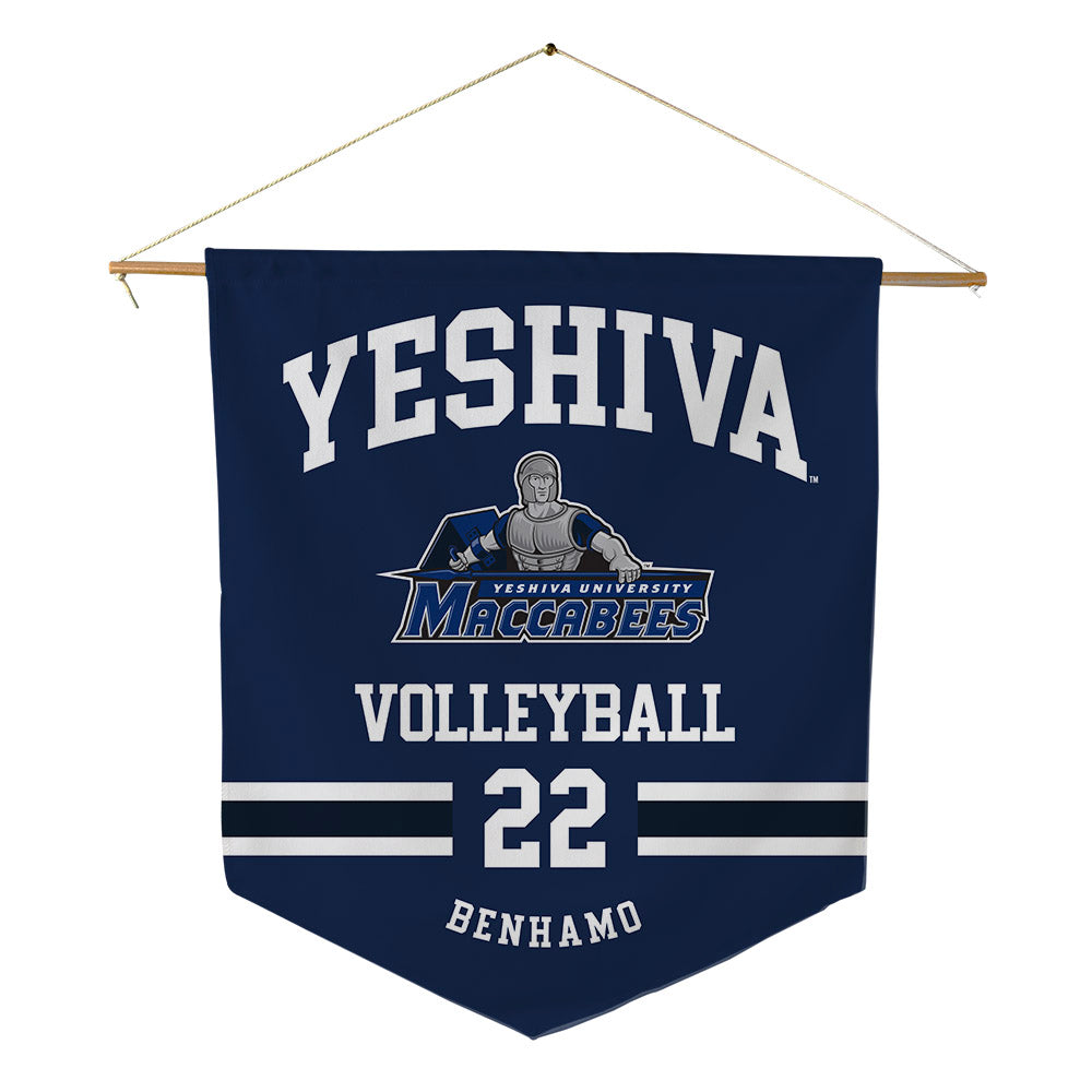 Yeshiva - NCAA Women's Volleyball : Noa Benhamo - Pennant - 18" x 21"-0
