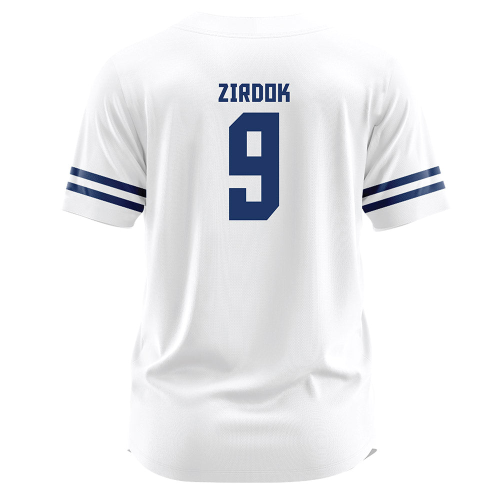 Yeshiva - NCAA Baseball : Eli Zirdok - White Jersey-1