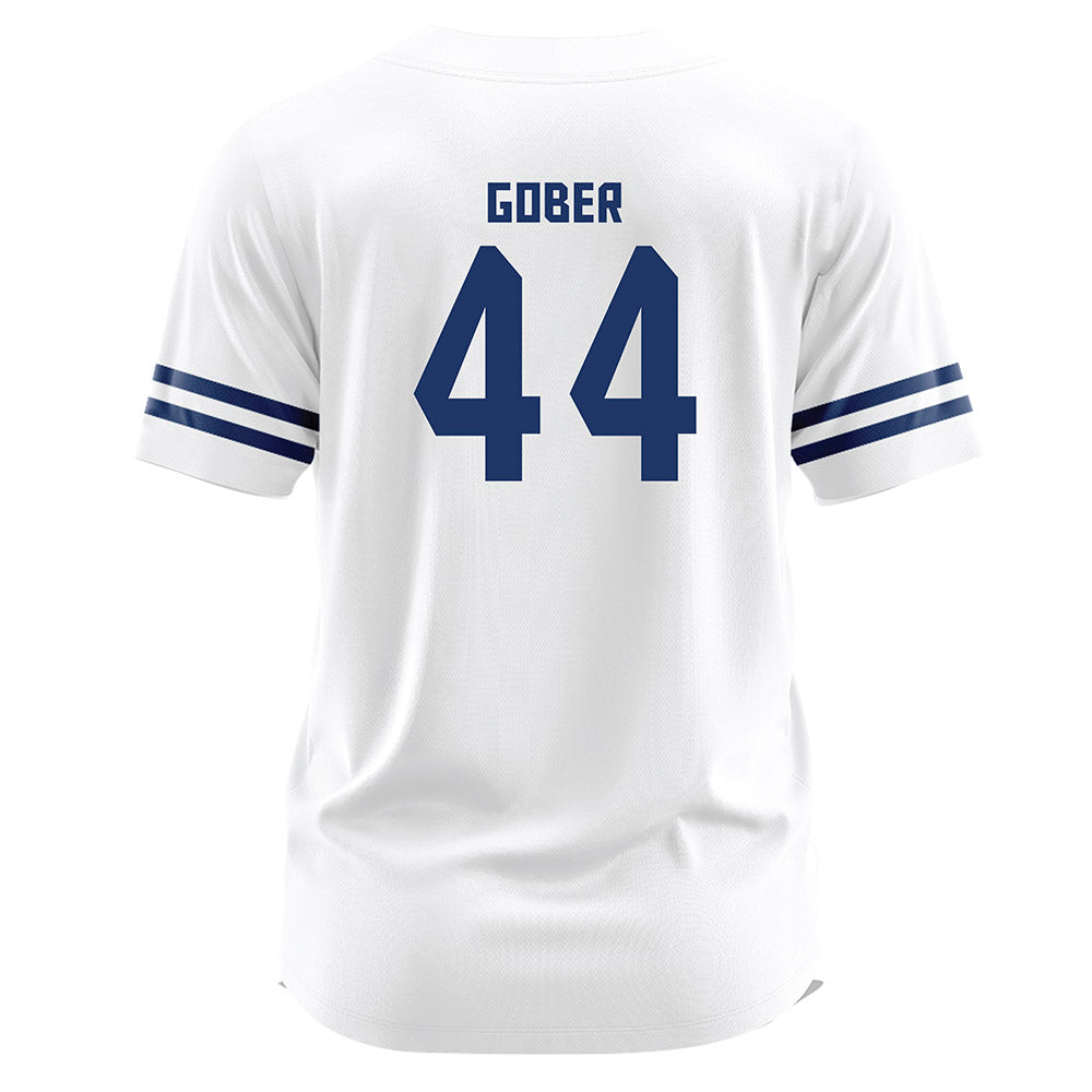 Yeshiva - NCAA Baseball : Izzy Gober - White Jersey-1