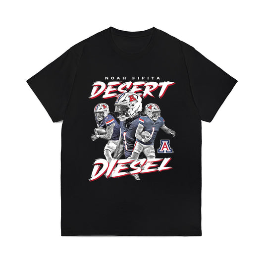 Arizona - NCAA Football : Noah Fifita - Individual Collage Comfort Colors T-Shirt-0