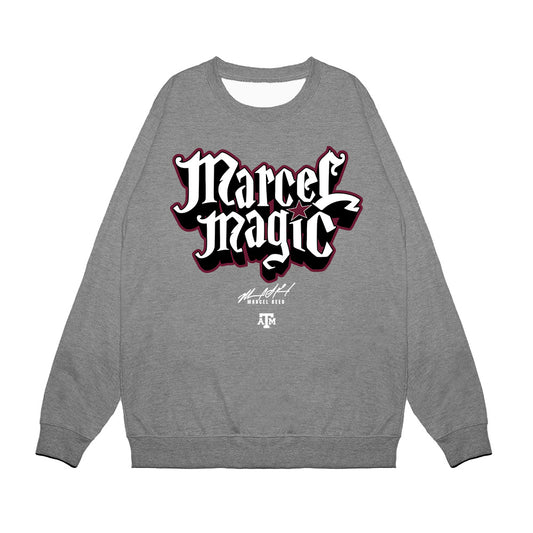 Texas A&M - NCAA Football : Marcel Reed - Marcel Magic Premium Crewneck Sweatshirt-0