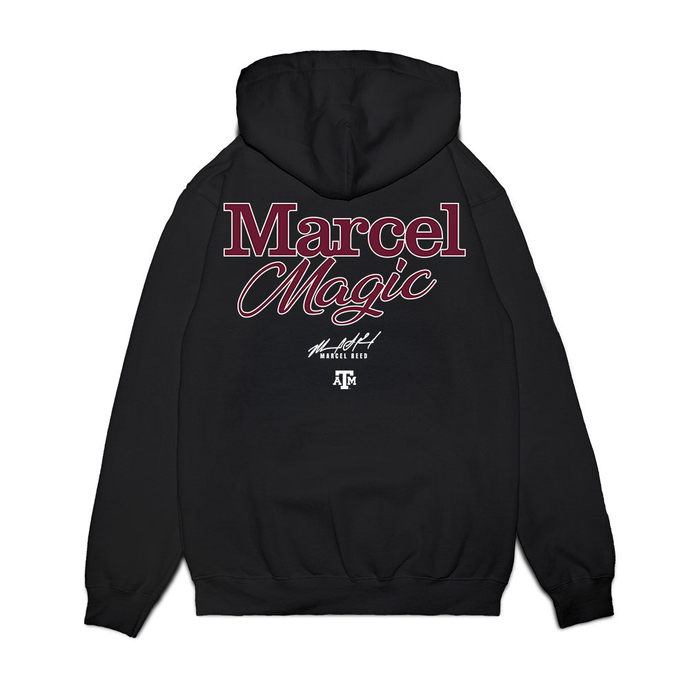 Texas A&M - NCAA Football : Marcel Reed - Marcel Magic Premium Hooded Sweatshirt-1