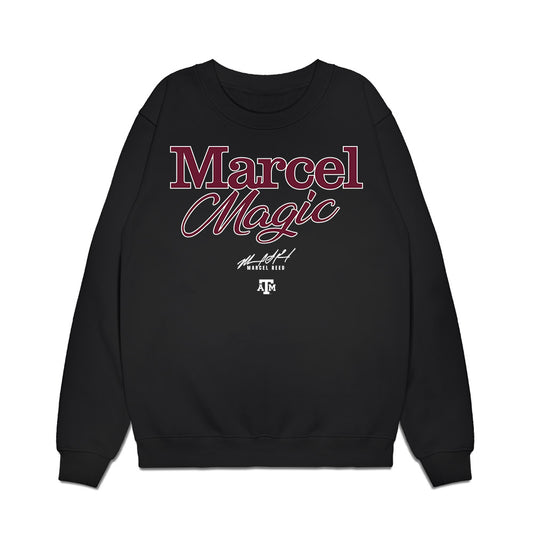 Texas A&M - NCAA Football : Marcel Reed - Marcel Magic Premium Crewneck Sweatshirt-0