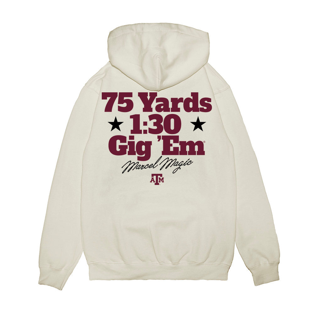 Texas A&M - NCAA Football : Marcel Reed - Premium Hooded Sweatshirt-1