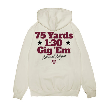 Texas A&M - NCAA Football : Marcel Reed - Premium Hooded Sweatshirt-1