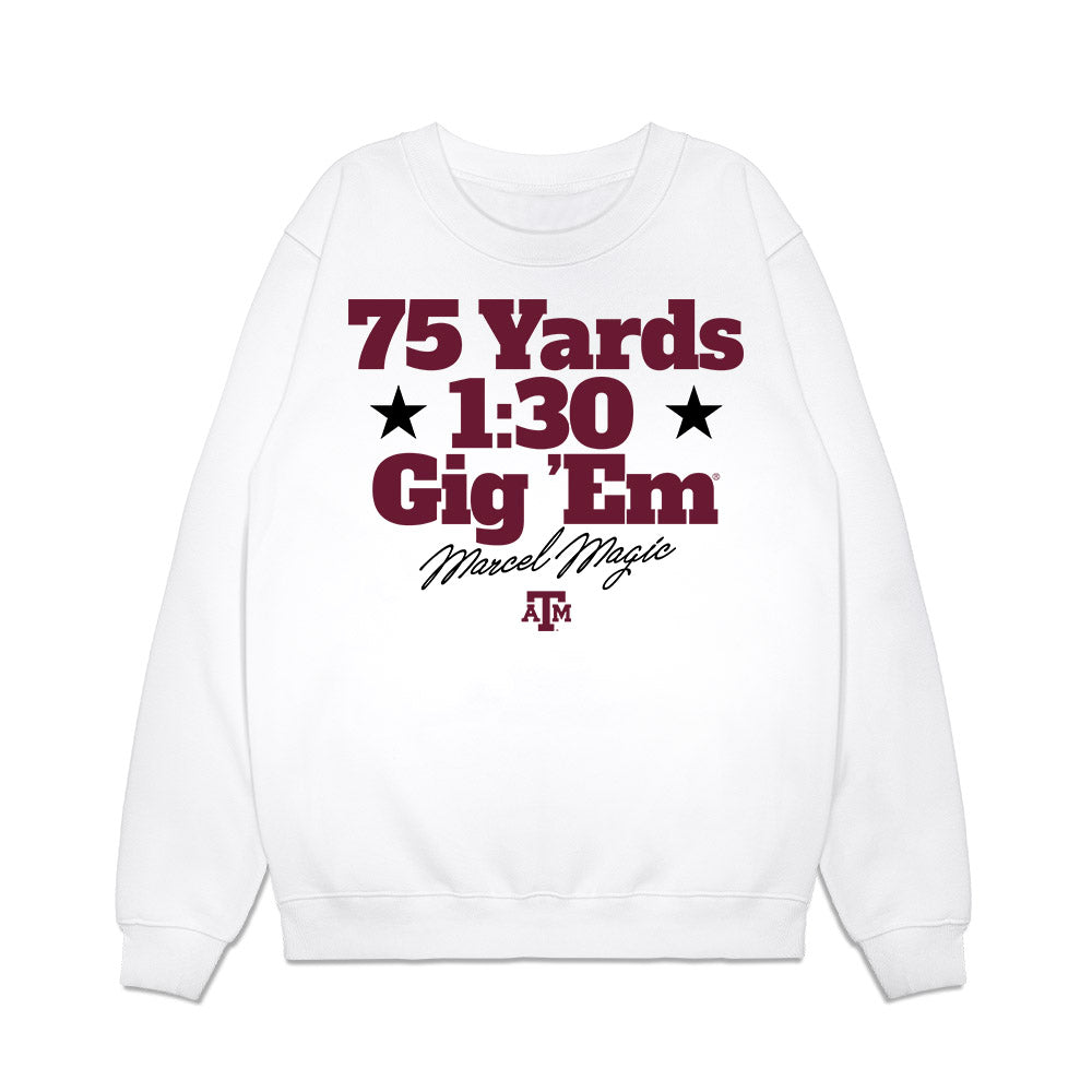 Texas A&M - NCAA Football : Marcel Reed - Premium Crewneck Sweatshirt-0
