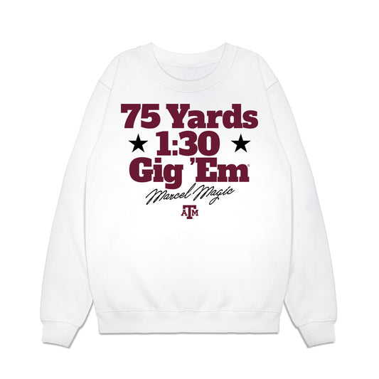 Texas A&M - NCAA Football : Marcel Reed - Premium Crewneck Sweatshirt-0