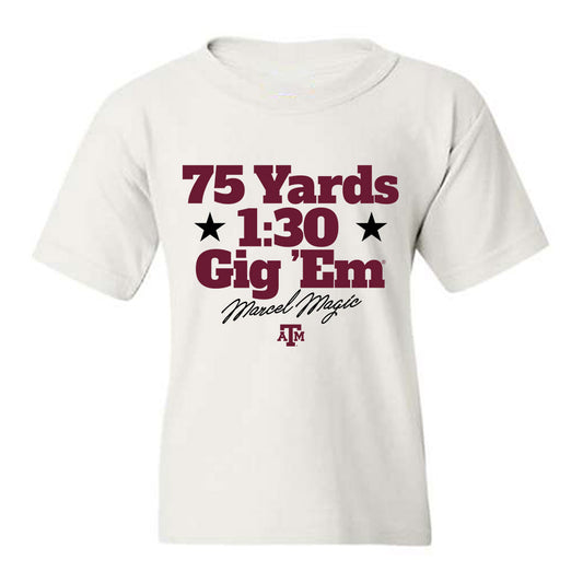 Texas A&M - NCAA Football : Marcel Reed - Youth T-Shirt-0