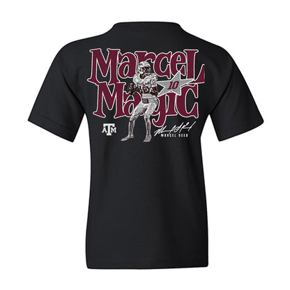Texas A&M - NCAA Football : Marcel Reed - Individual Caricature Youth T-Shirt-1