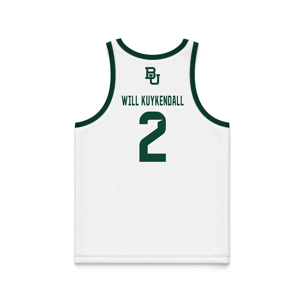 Baylor - NCAA Men's Basketball : Will Will Kuykendall - White Basketball Jersey-1