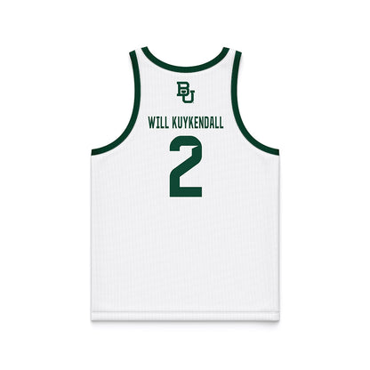 Baylor - NCAA Men's Basketball : Will Will Kuykendall - White Basketball Jersey-1