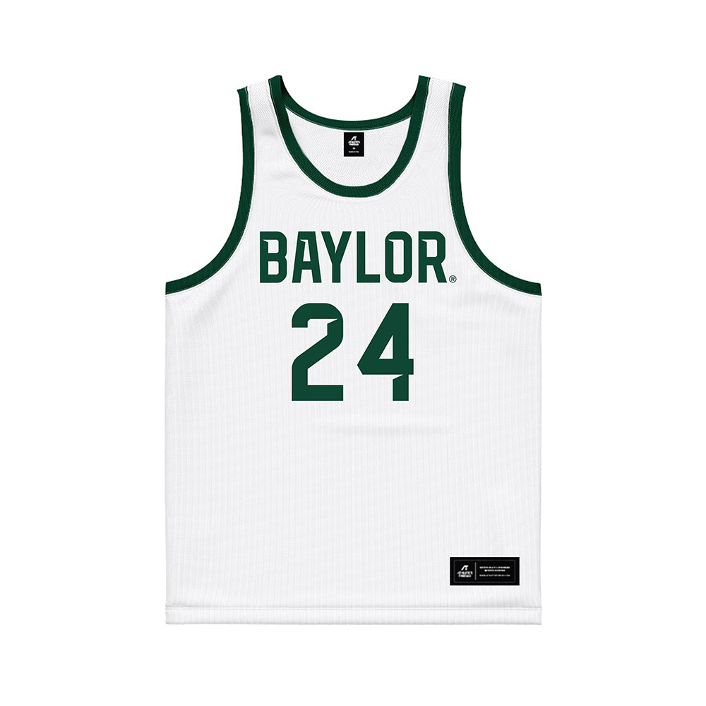 Baylor - NCAA Men's Basketball : Tounde Yessoufou - White Basketball Jersey-0