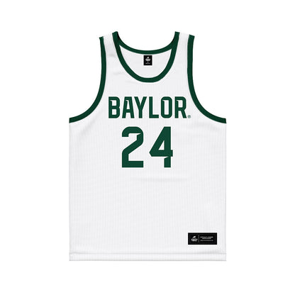 Baylor - NCAA Men's Basketball : Tounde Yessoufou - White Basketball Jersey-0