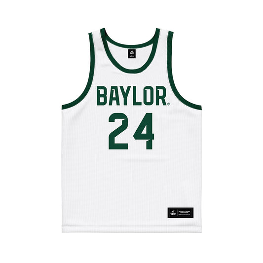 Baylor - NCAA Men's Basketball : Tounde Yessoufou - White Basketball Jersey-0