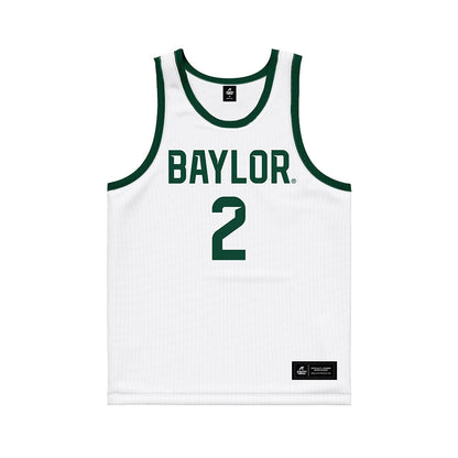 Baylor - NCAA Men's Basketball : Will Will Kuykendall - White Basketball Jersey-0