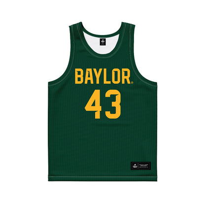 Baylor - NCAA Men's Basketball : Cameron Carr - Green Basketball Jersey-0