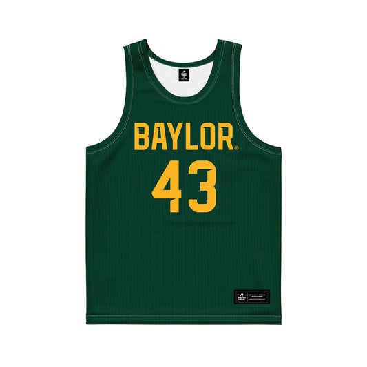 Baylor - NCAA Men's Basketball : Cameron Carr - Green Basketball Jersey-0