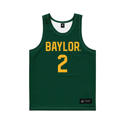 Baylor - NCAA Men's Basketball : Will Will Kuykendall - Green Basketball Jersey-0