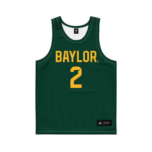 Baylor - NCAA Men's Basketball : Will Will Kuykendall - Green Basketball Jersey-0