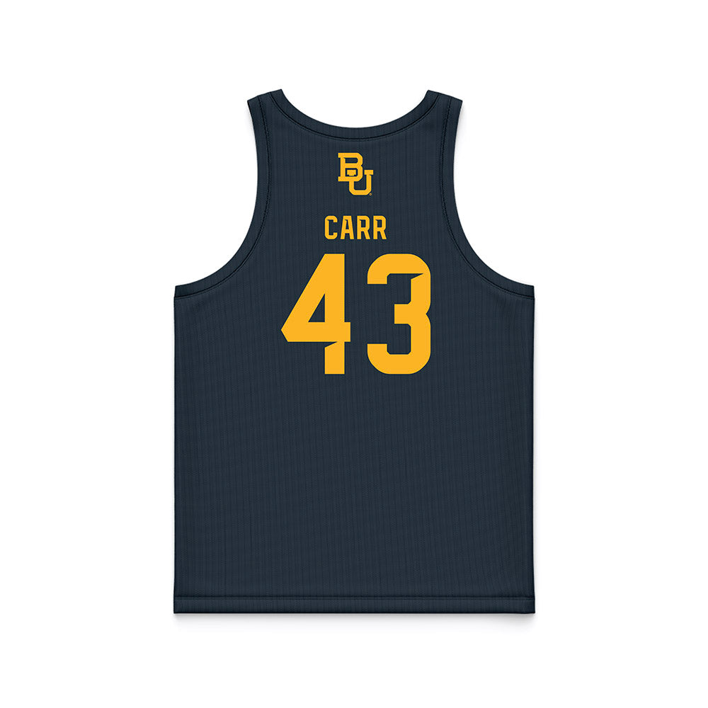 Baylor - NCAA Men's Basketball : Cameron Carr - Anthracite Basketball Jersey-1