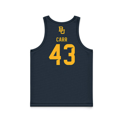 Baylor - NCAA Men's Basketball : Cameron Carr - Anthracite Basketball Jersey-1