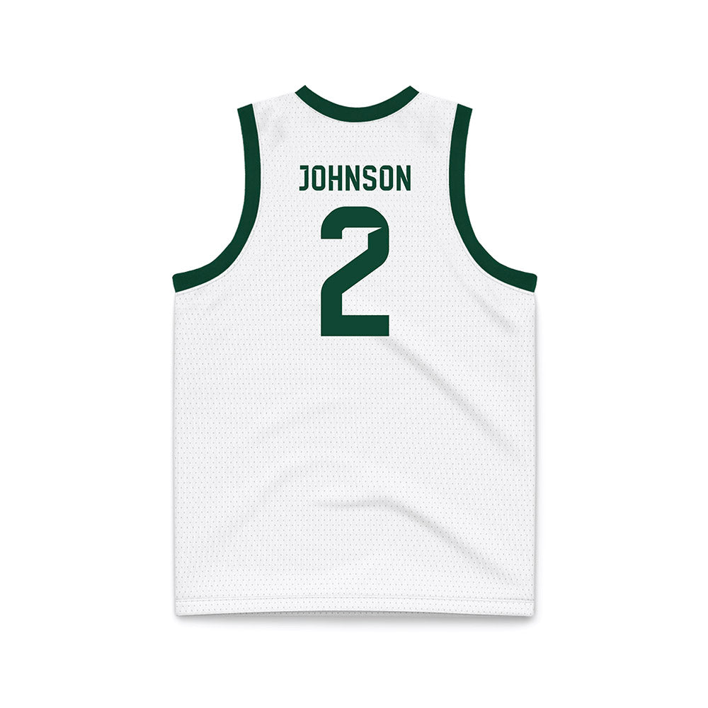 Baylor - NCAA Women's Basketball : Kiersten Johnson - White Basketball Jersey-1