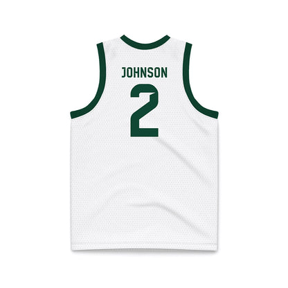 Baylor - NCAA Women's Basketball : Kiersten Johnson - White Basketball Jersey-1