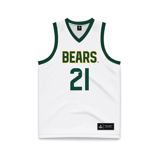 Baylor - NCAA Women's Basketball : Marcayla Johnson - White Basketball Jersey-0