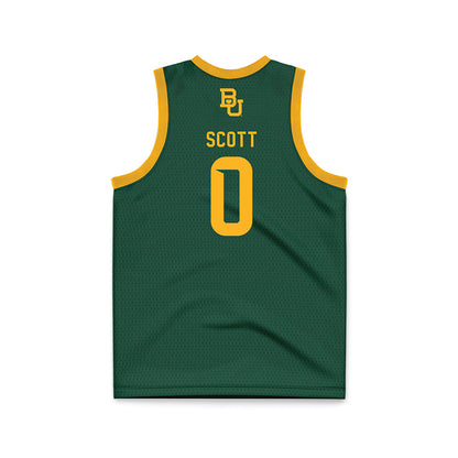 Baylor - NCAA Women's Basketball : Taliah Scott - Green Basketball Jersey-1