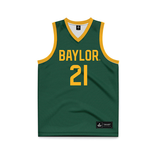 Baylor - NCAA Women's Basketball : Marcayla Johnson - Green Basketball Jersey-0