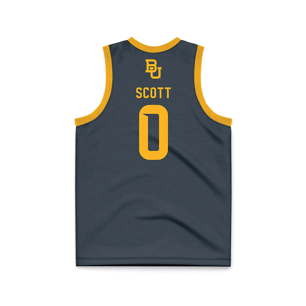 Baylor - NCAA Women's Basketball : Taliah Scott - Anthracite Basketball Jersey-1