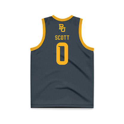 Baylor - NCAA Women's Basketball : Taliah Scott - Anthracite Basketball Jersey-1