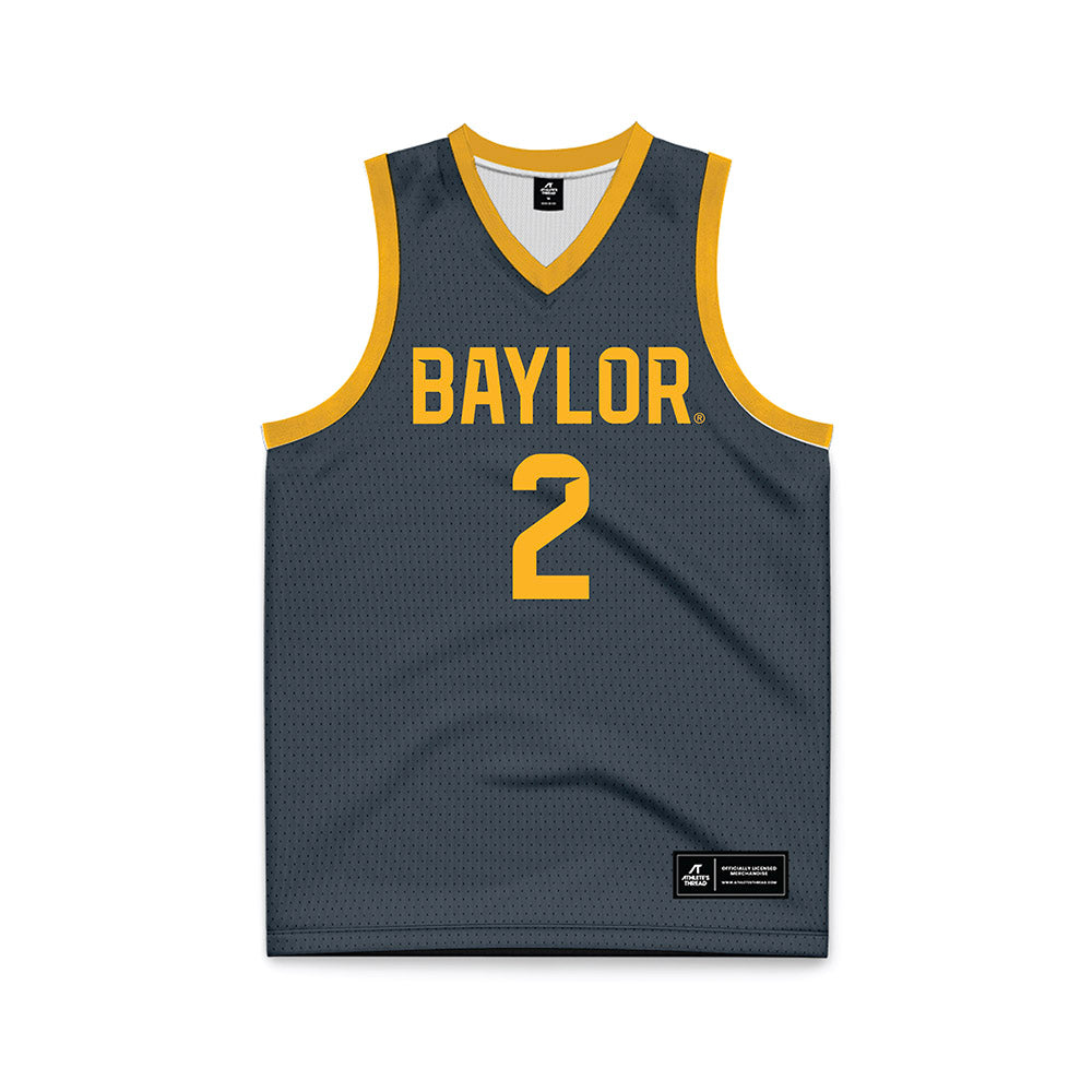 Baylor - NCAA Women's Basketball : Kiersten Johnson - Anthracite Basketball Jersey-0